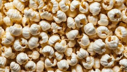 Delicious Buttery Popcorn Close Up Texture Background Image Perfect for Movie Night or Snack Food Advertisements