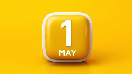 May 1 - Calendar Icon - Calendar design template 