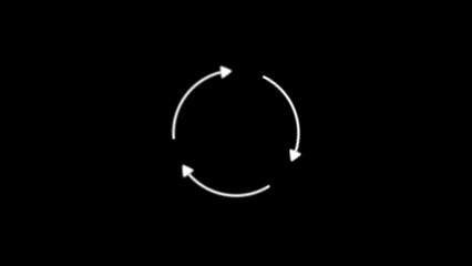 simple circle loading illustration concept