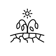 Drought icon