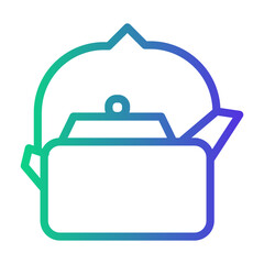 teapot Line Gradient Icon
