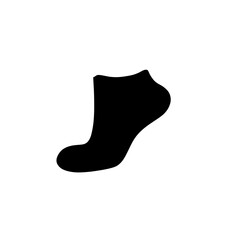 Sock silhouette illustration