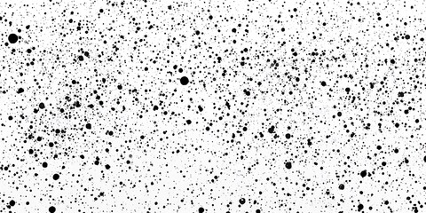 Obraz premium Black Ink Splatter Background On White Seamless Artistic Texture Design