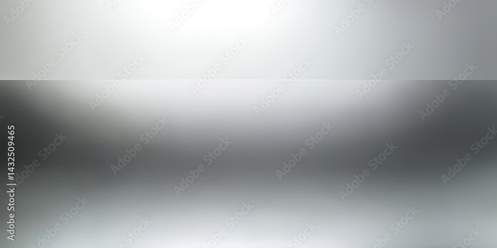 Poster abstract silver gray gradient background with horizontal line separation