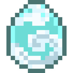Pixel Wind Dragon Egg Icon