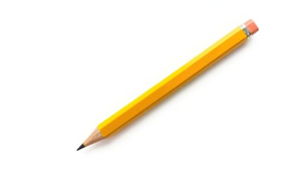 pencil on white background