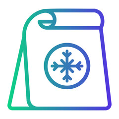 storage Line Gradient Icon