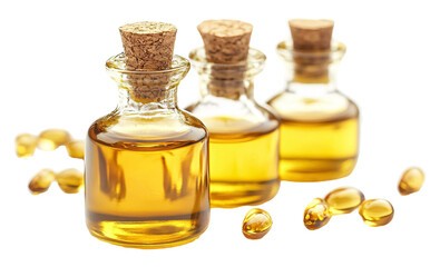 Holy Oil (Chrism) for Christian Anointing and Blessings - Isolated on White Background