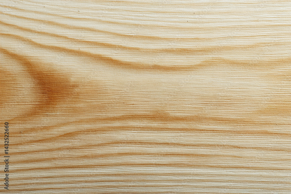 Aufkleber Natural pine wood texture with warm tones and visible grain patterns, ideal for backgrounds or design elements