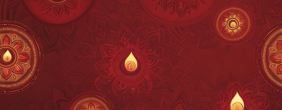 Happy Diwali background, festival celebration design for greeting card, banner, poster, flyer, social media, vector&nbsp;illustration