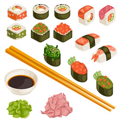 Set Sushi Cute