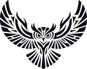 Obraz premium black and white wings