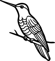 Obraz premium vector illustration of a bird