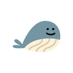 cute whale cartoon