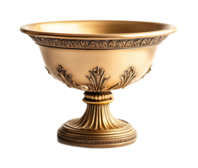 Holy Water Font for Christian Blessings - Isolated on White Background