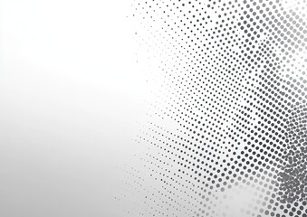 Naklejka premium Gradient Halftone Pattern with Circular Dots on White Background Abstract Design