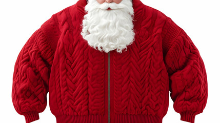 Christman's ugly sweater Isolated on a white background, the new year