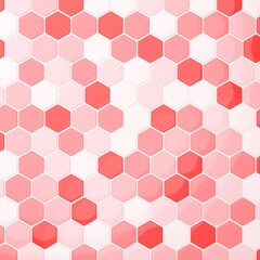 背景素材_タイル_六角形_ピンク