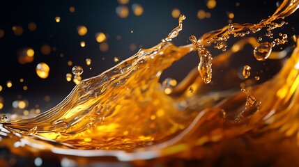 Smooth, flowing liquid creating a mesmerizing wave of vibrant colors picture