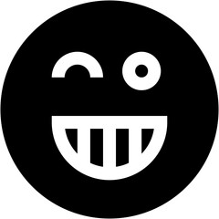 Vector Icon grinning, emoji, emotion, smiley, feelings