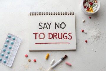 International Day Against Drug Abuse And Illicit Trafficking Say No To Drugs