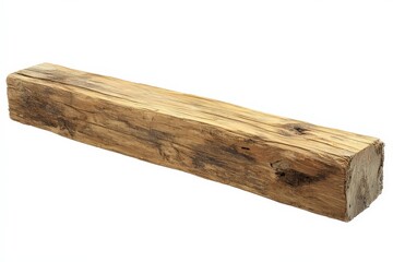 Reclaimed, rustic wooden beam, showcasing a natural woodgrain pattern.