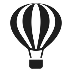 Obraz premium hot air balloon floating icon