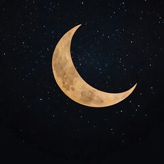 Naklejka premium moon and stars