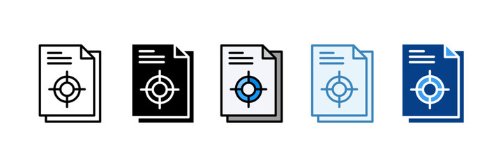 Purpose  Icon Set Multiple Style Collection