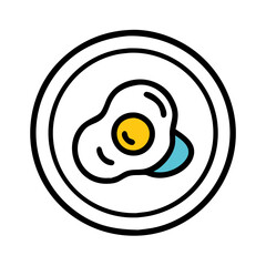 Simple Sun and Moon Design on Black Background