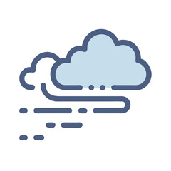 Rain Cloud Icon Symbolizing Weather, Forecast, and Precipitation