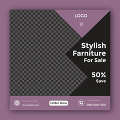 Minimal theme Instagram promotional post design