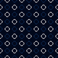 Abstract shape simple geometric motif classic pattern continuous background. Modern fabric design textile swatch ladies dress, man shirt allover block print. High resolution image digital illustration