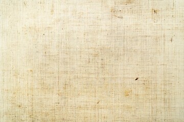 Fototapeta premium Aged, textured surface of a light beige fabric.