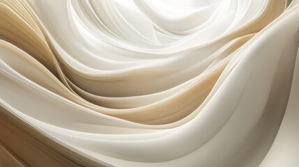 Abstract flowing fabric design