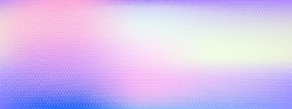Background with pixel pattern and abstract texture. Blue and purple bitmap art featuring soft gradation and digital game-like aesthetic with subtle retro feel.