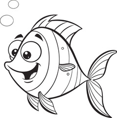 vector illustration of fish