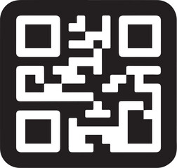 QR code icon. vector