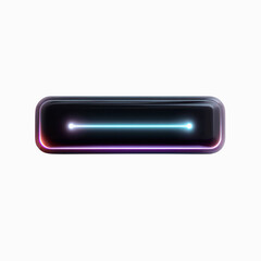 Futuristic Neon Progress Bar Interface Element