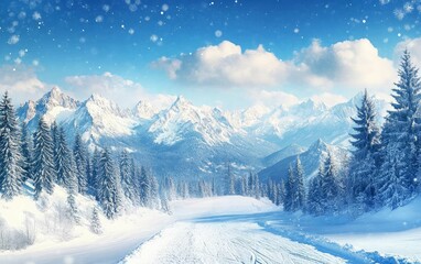 mountain landscape in the Himalayas, mountain, landscape, mountains, snow, sky, nature, alps, peak, travel, view, alpine, clouds, summer, valley, cloud, grass, panorama, green, forest, europe, high, r