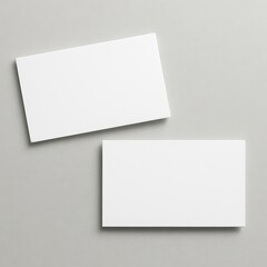 Blank Business Cards Mockup Clean & Minimal Design Template