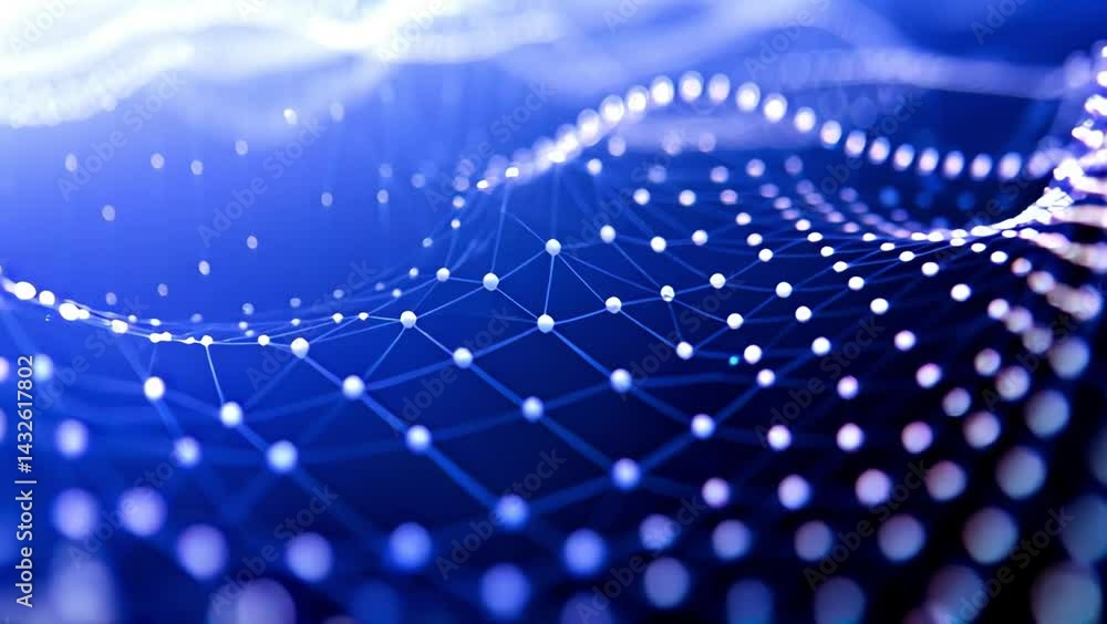 Poster ambient visualization of algorithmic waves in network grid dynamics