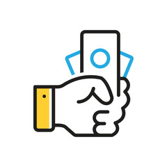 Multi color icon for fee