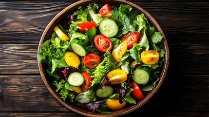 Healthy vegetable salad bowl fresh ingredients cooking recipe
