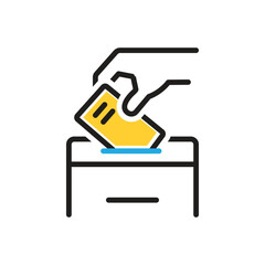 Multi color icon for elect