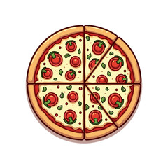 Pizza Vector (Editable)