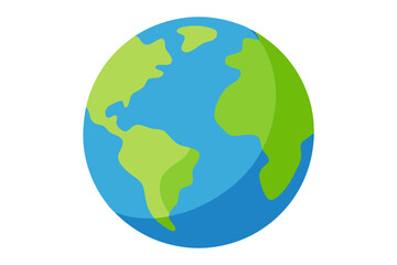earth globe vector illustration