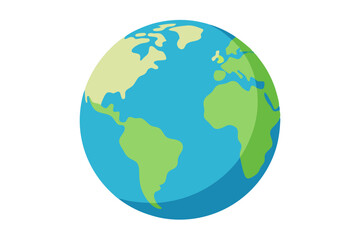 earth globe vector illustration