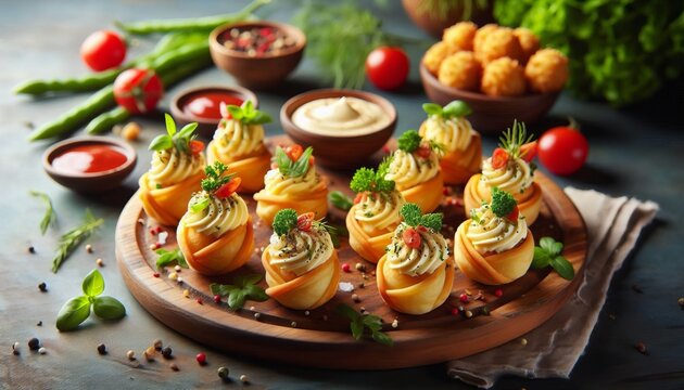 Flavorful Appetizer Bite Sized Delights Crowd Pleaser Customizab