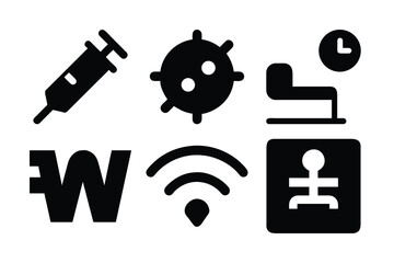 set of icons for web